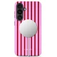 Tech-Protect Lamano MagSafe Case for Samsung Galaxy S26 FE, Red-Pink