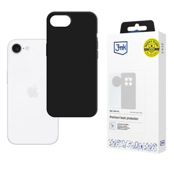 3mk Matt Case Pro for Apple iPhone 16E, Matte Black