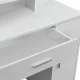 Makeup Vanity Table with Mirror and Drawer ModernHome, White
