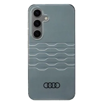 Audi IML Geometric Pattern dėklas telefonui Samsung Galaxy S24 S921, pilkas