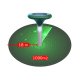Ultrasonic Mole and Rodent Repeller with Solar Battery and LED Lighting, 2pc.