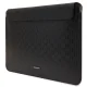 Karl Lagerfeld Saffiano Monogram Plaque 14\" Laptop Sleeve, Black