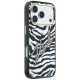 Karl Lagerfeld IML Signature Zebra Glitter MagSafe Case for iPhone 17/18 Pro Max - Gold