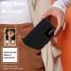 Tech-Protect Smart Wallet Case for Samsung Galaxy S25, Matte Black
