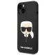 Karl Lagerfeld Silicone Karl\'s Head MagSafe Case for iPhone 14 Plus / 15 Plus - Black