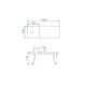 Azzurro 328 Massage Table, White