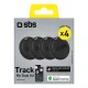 SBS Universal Locator Track My Dual Set of 4 - Black
