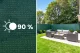 Plonos Premium Green UV Protection Garden Shade Net 1.5x25m 140g/m² + 50 Clips