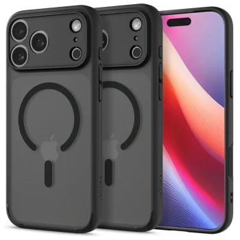 Spigen Ultra Hybrid Mag MagSafe Case for iPhone 17 Pro, Black