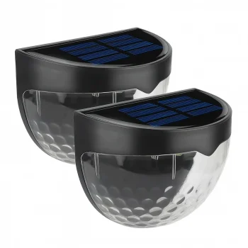 Solar Wall Garden LED Lights, 8 Pcs