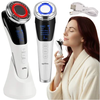Soulima 25888 5-in-1 Facial Massager and Needle-Free Mesotherapy Device
