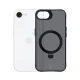 3mk Smoke Case Mag&Stand for iPhone 16E Black