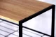 Metal Shoe Rack 5 Tiers, Modern Oak Color, 63x30x83 cm