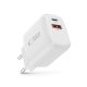 Tech-Protect NCA30 PD 30W QC3.0 USB-A / USB-C Wall Charger - White
