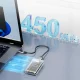 Orico TC10-MS mSATA USB-C 3.2 5Gb/s Disk Enclosure - Transparent