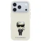 Karl Lagerfeld Smooth Ikonik Sketch MagSafe Case for iPhone 18 / 17 Pro Max, Beige