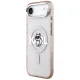 Karl Lagerfeld IML Choupette Sketch Logo MagSafe Case for iPhone 17 Air, Pink