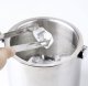 1.3L Ice Bucket with Tongs and Spoon Mini Portable Stainless Steel Champagne Wine Beer Bucket for Bar Party Event