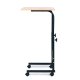 Mobile laptop table with adjustable height and wheels, ModernHome, brown