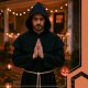 Ruhhy 26175 Monk Costume for Adults, Halloween Fancy Dress, Size L, Black
