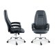 Sofotel Ergonomic Office Chair with Quilted Eco-Leather
