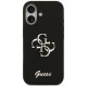 Guess Silicone Big 4G Script Case for Apple iPhone 17, Black