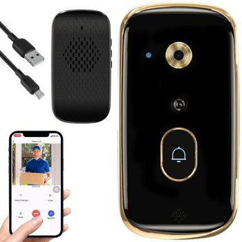 Wireless Wi-Fi Video Doorbell with Camera and App Control