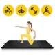 Folding Gymnastics Mat XL 4FIZJO, Black