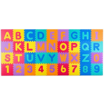 Large Foam Mat _ Puzzle _ Colorful Letters _ 36 pcs. Ricokids