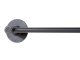 Wall Mounted Slipper Holder and Towel Rack for Bathroom, Matte Black