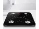 Analytical Bathroom Scales with Bluetooth and LCD Display, Black