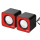 Computer Speakers Audiocore AC870 R 6W USB 3.5mm, Red & Black