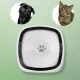 Floating No-Spill Pet Bowl, 1 L, White/Grey