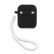 Guess Silicone Vintage Case for Apple AirPods, Black/White