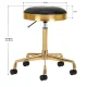 Activeshop H7 Beauty Salon Stool, Gold/Black