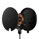 Baseus Digital LED Wireless Charger Qi Charger for Smartphones and AirPods 15W, Black