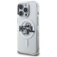Karl Lagerfeld IML Glitter Karl & Choupette MagSafe Case for iPhone 16 Pro Max, Clear