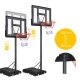 Movepro Freestanding Basketball Hoop with Adjustable Height up to 305 cm