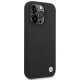 BMW iPhone 14 Pro Max vāciņš Silicone Metal Logo, melns
