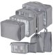 Travel Organizer 8 Pcs Gray