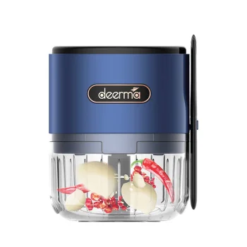 Mini Blender Deerma JS100 for Fruits, Vegetables and Spices, 150 ml, Blue
