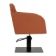 Gabbiano Elda hairdressing chair, brown with black base