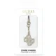Guess Phone Strap 4G Glitter Charm, Gold