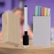 Bakalu Large Wooden Double-Sided Magnetic Chalkboard 4in1 with Accessories