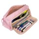 Double Extendable Pencil Case Maaleo 24519, Pink