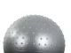 Massage Gym Ball 55cm with Pump for Exercise and Fitness, Silver