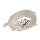2-in-1 Travel Pillow / Soft Toy Cat, Grey