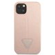 Apple iPhone 13 mini 5.4\'\' Guess SaffianoTriangle Logo Case Cover (GUHCP13SPSATLP), Pink