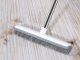 Silicone rubber broom brush for sweeping with metal stick 120 cm