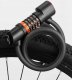Combination Bike Lock Cable with LED Safety Light 1.1 m